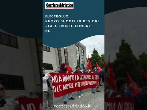 Video Electrolux, nuovo summit in Regione. «Fare fronte comune nella vertenza»