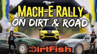 Mach-E Rally - Drifting in the dirt and cruising on the roads! BEST Mach-E yet!