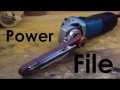 Building a Power File! Angle Grinder Belt Sanding Attachment | DIY Grinder Hack Building a Power File! Angle Grinder Belt Sanding Attachment | DIY Grinder Hack