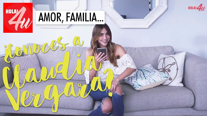 20 preguntas a Claudia Vergara | HOLA!4u