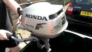 Honda 4 stroke 2hp outboard engine 2006 model