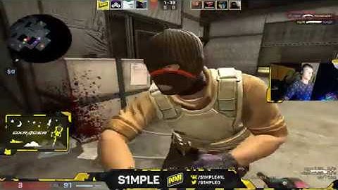 S1MPLE streaming from Major FACEIT / CACHE / 23.02.2019