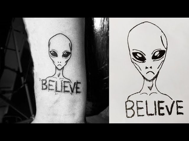 Pin by Yuyita3000 on Like  Alien drawings, Alien tattoo, Drawings