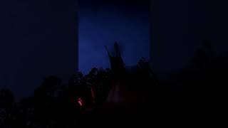Warm Glow of the Fire 🔥 | Native Camp Ambience | RDR2 #naturesounds #campfire #rdr2