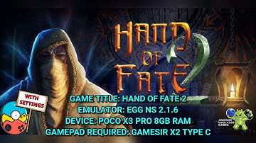 Hand of Fate 2 EGG NS 2.1.6 Game test with settings