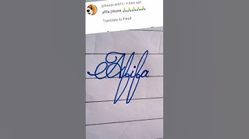 Afifa name write in cursive writing #cursive#writting#signature#shorts