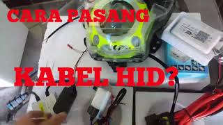 INSTALASI pemasangan kabel riley projektor /HID