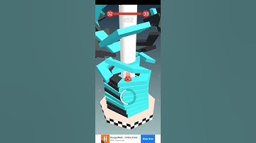 Stack Ball - Blast through platforms || Android gameplay || Shorts#1 || #shorts