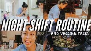 Nurse Day In a Life: Night Shift Routine and Vaccine Talks Vlog || Tricia Ysabelle