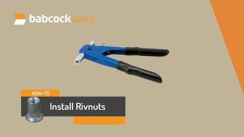 Rivnut Installation