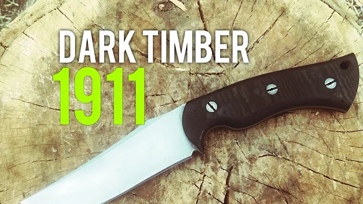 Dark Timber Production Knives 1911 Fixed Camp Knife