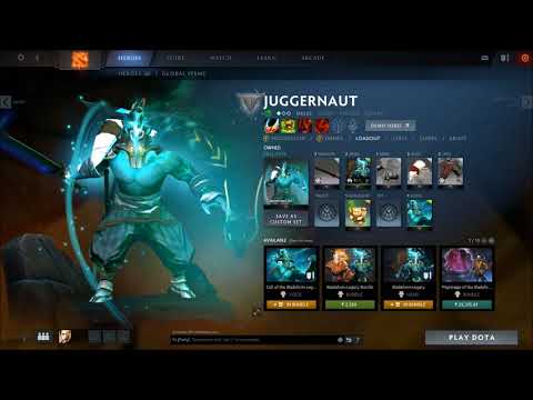 Wn Dota 2 Juggernaut Arcana With All Custom Set Kinetic Gem Effect