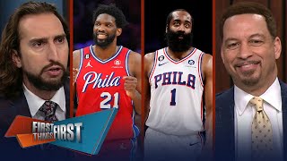 Clippers reject trade for James Harden & Joel Embiid headed to Knicks? | NBA | FIRST THINGS FIRST