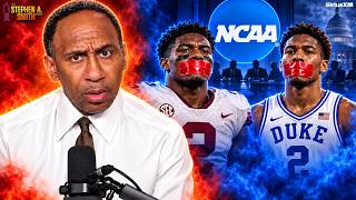 Information This is RACIST! Stephen A. Challenges the College Sports Bill News