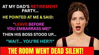 Details My Dad Kicked Me Out of His Retirement Party — Seconds Later, Everyone Went Silent News