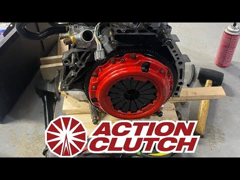 ACTION CLUTCH STAGE 2 -  INSTALL B SERIES (90-91 CABLE TRANSMISSION)