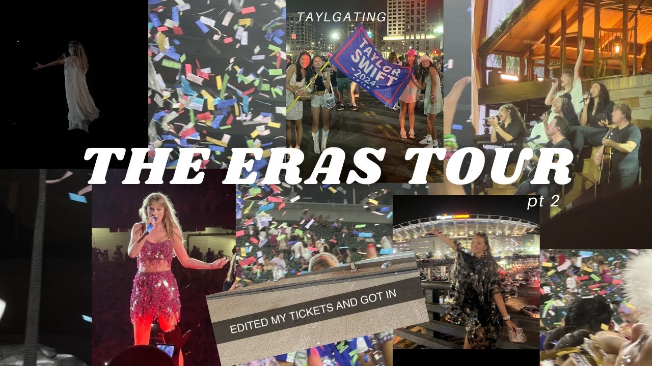 ERAS TOUR VLOG! pt 2 FLOOR SEATS & TAYLGATING - YouTube