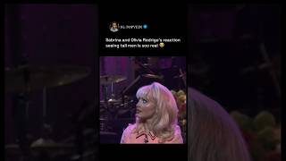 Sabrina carpenter and Olivia Rodrigo's reaction seeing tall men is soo real 😭 Profile