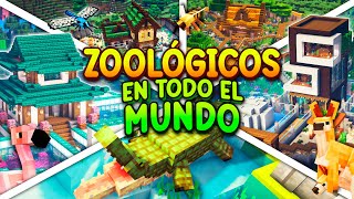 Construí ZOOLÓGICOS con ANIMALES de TODO el MUNDO en MINECRAFT 🌎 PELICULA COMPLETA