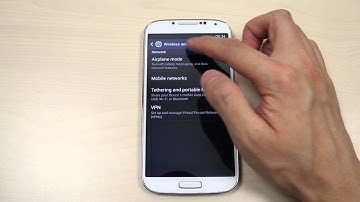 How to turn on flight mode on Samsung Galaxy S4 GT-I9500 / GT-I9505