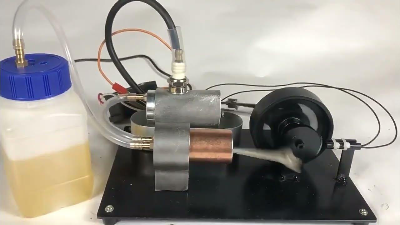 Mini Horizontal Singlecylinder Threestroke Engine EngineDIY YouTube