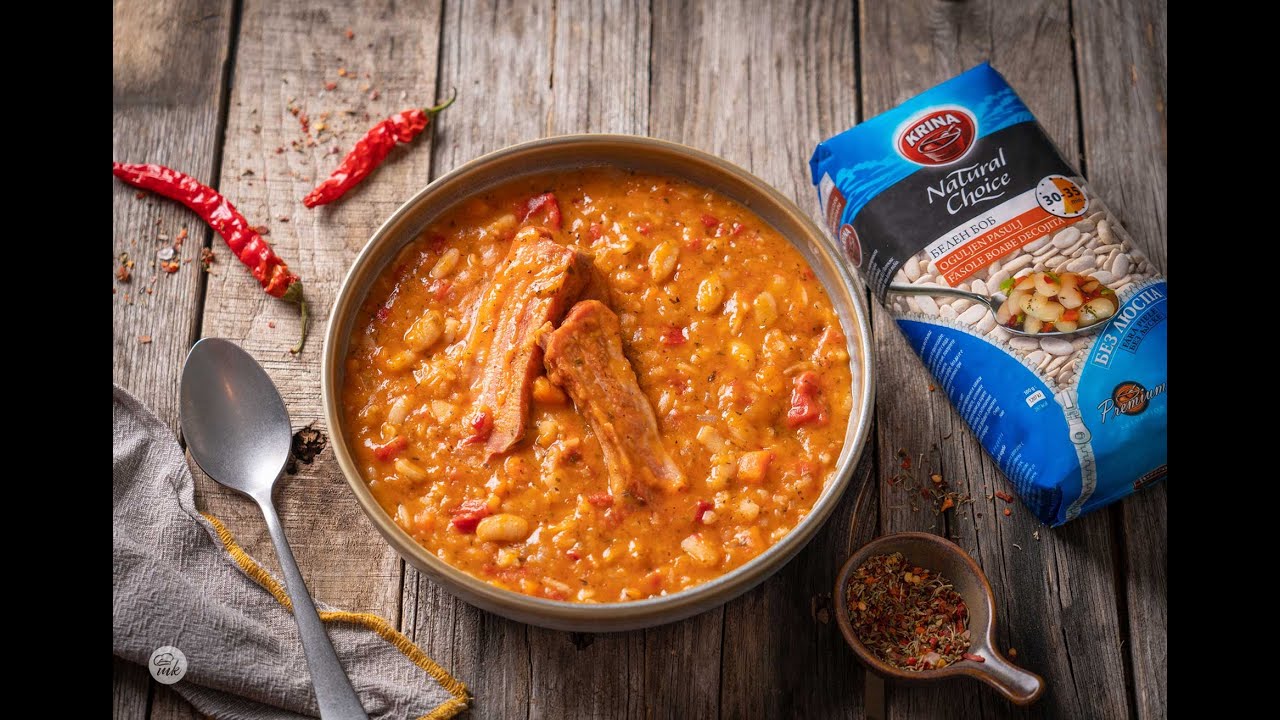 Яхния от белен боб 