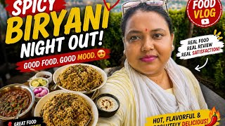 The Ultimate Biryani & other food Experience 😋 | What We Ordered, Taste Test & Honest Food Review