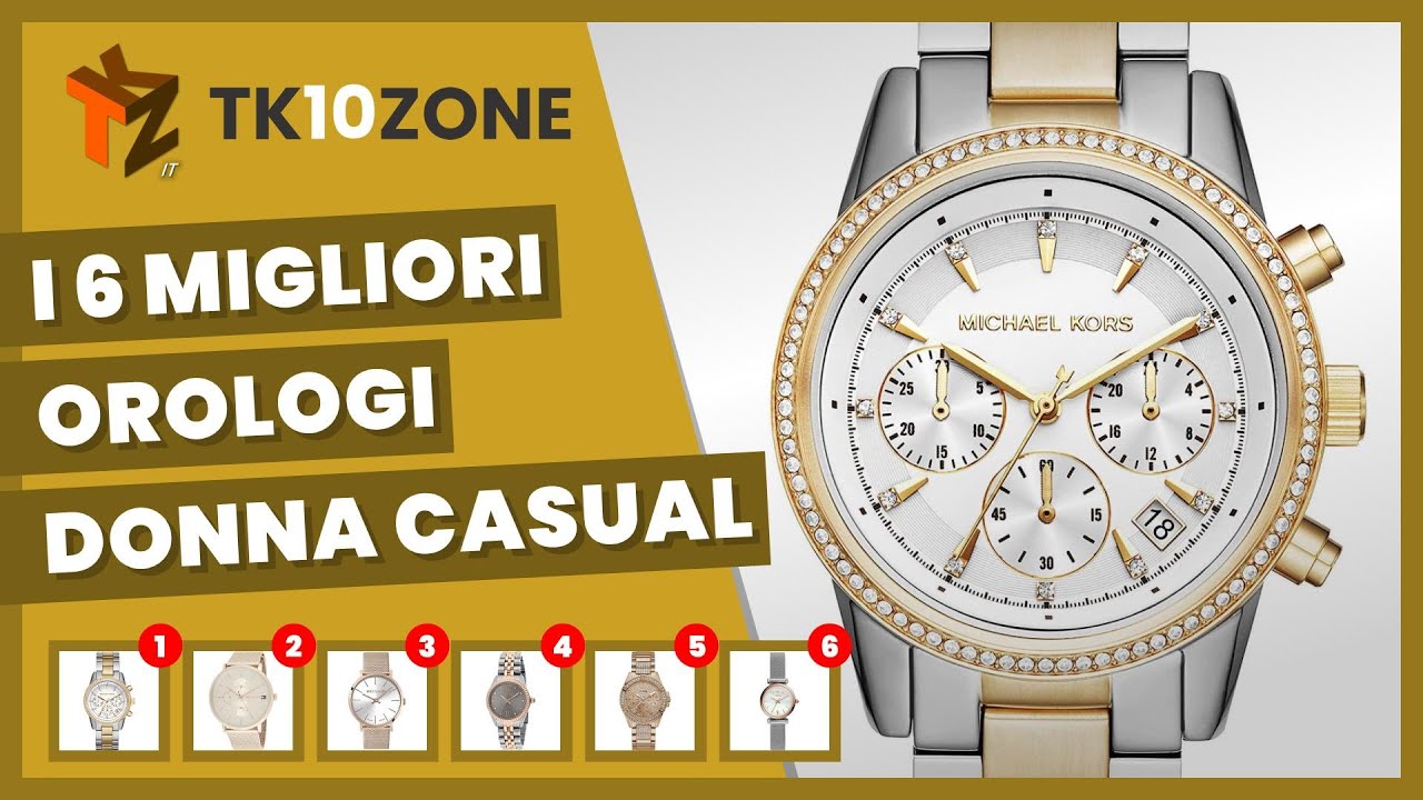 I 6 migliori orologi per una donna casual - YouTube