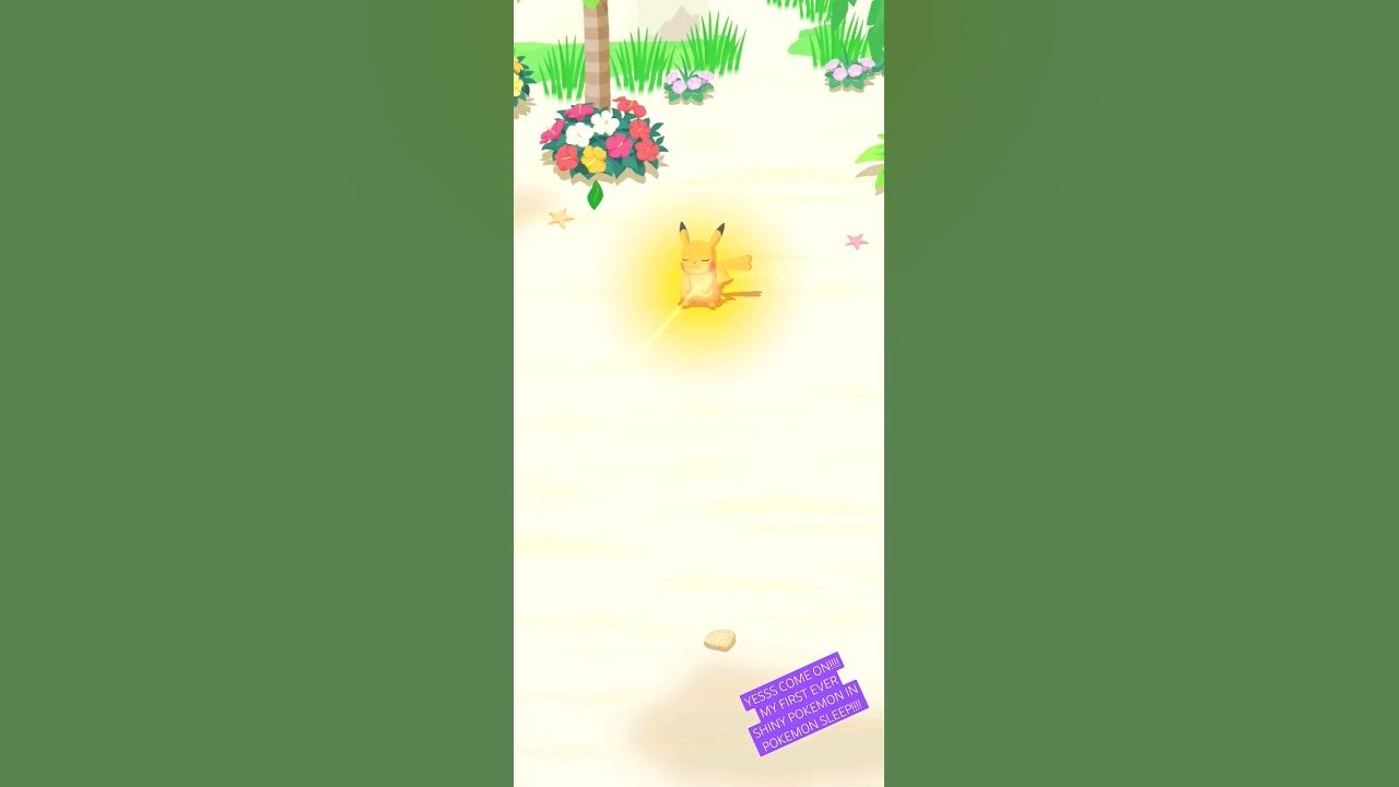 I found my first shiny on Pokémon Sleep! 🥳🥳🥳 #pokemon