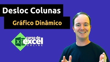 Como criar gráfico dinâmico com Desloc para Colunas
