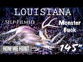 MONSTER LOUISIANA BUCK with a bow! -145"- Biggest Self-Filmed 8 Point In The State of Louisiana!