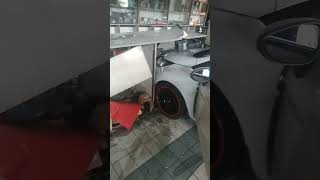 #ford #fiesta #crash on #wheelalignment #accident