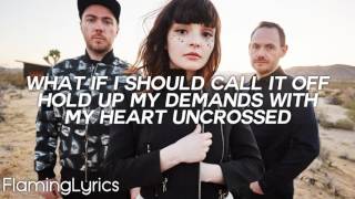 Video thumbnail of "chvrches - keep you on my side - \lyrics\"