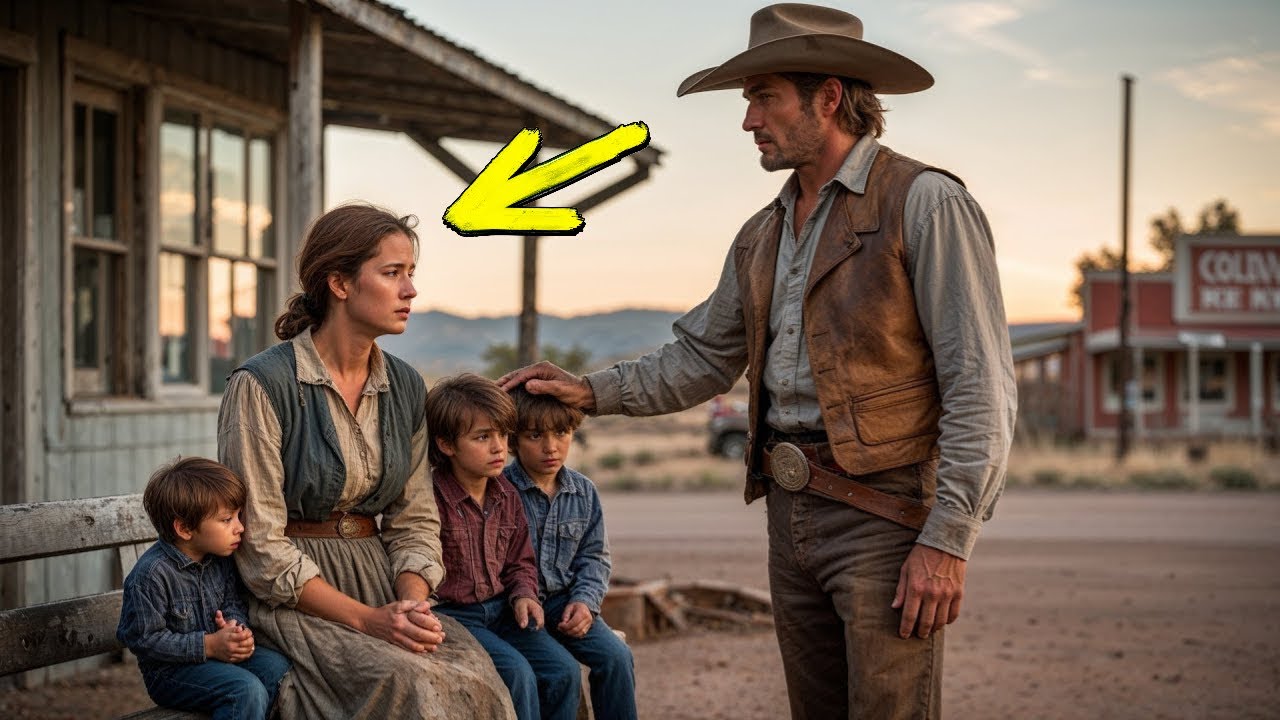 Μια μητέρα τριών παιδιών απορρίφθηκε από όλους, αλλά ένας καουμπόι είπε: «Τώρα έχεις σπίτι»