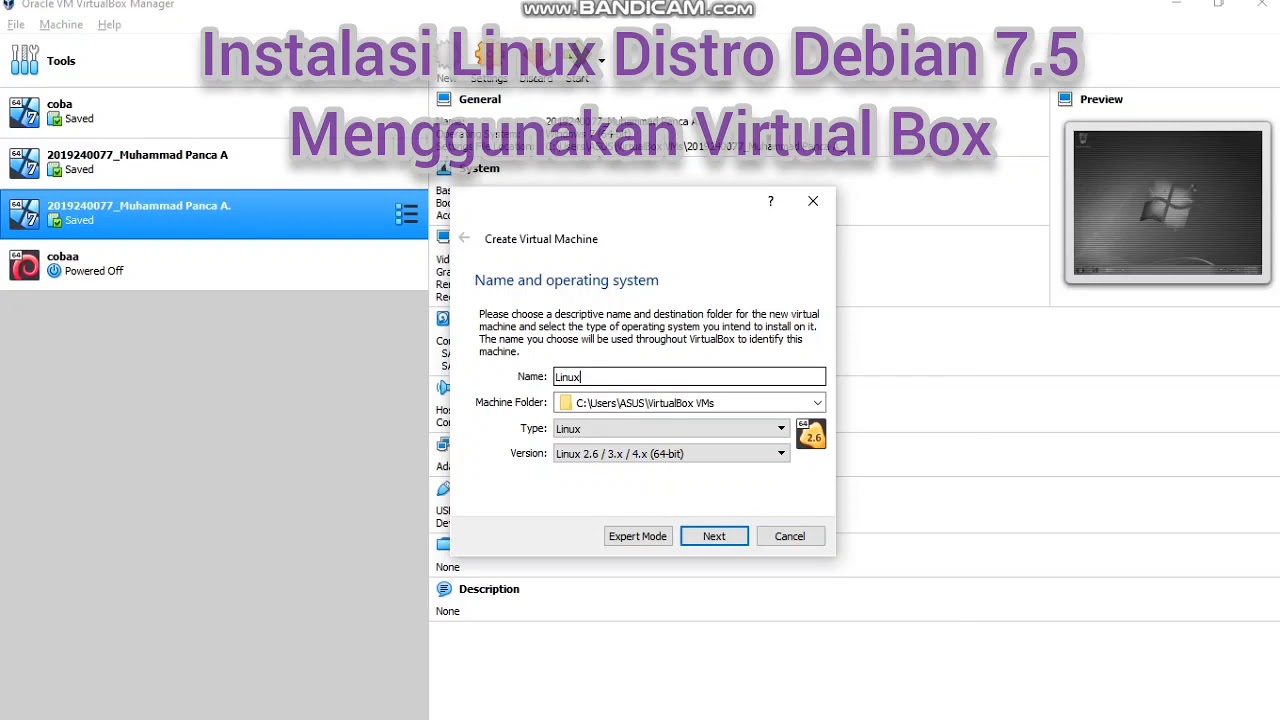 Tutorial Instalasi Linux Distro Debian 7.5 Menggunakan Virtual Box ...