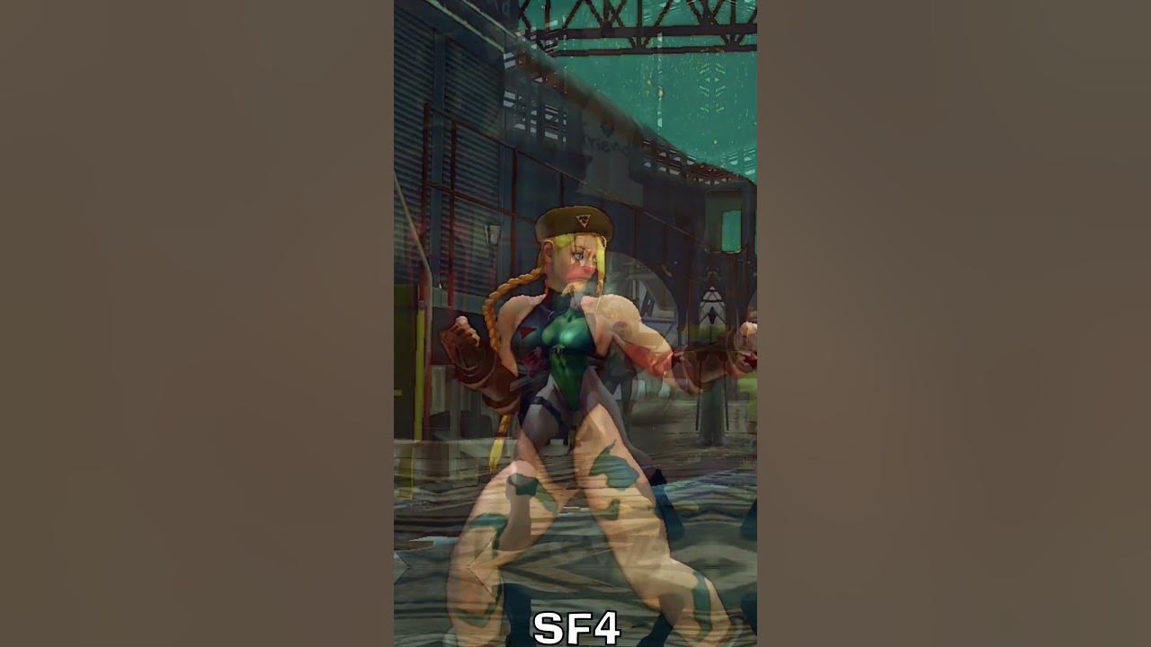 Cammy Taunts Street Fighter 6 Vs SF5 Vs SF4 - YouTube