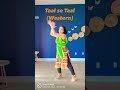 Taal se Taal western | Dance shorts #shorts #taalsetaal