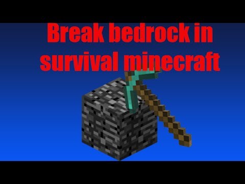 How to break bedrock in Minecraft 1.7.9 - YouTube