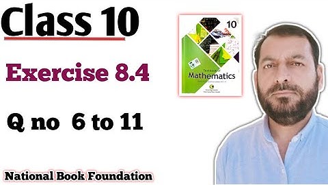 Class 10 Exercise 8.4 Ex 8.4 NBF Maths FBISE Board Maths  Solve the Triangle By appropriate Law 