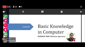 Wireless Operator Mains II CLASS 03 || Basic Knowledge In Computer