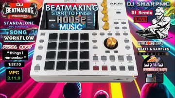 AKAI MPC ONE - #464 Deep House: Building MPC ONE looping tracks lo-fi #DJ_SharpMC_LIVE,#MPC_ONE,#MPC