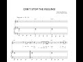 Can't Stop the Feeling! - Justin Timberlake [Sheet Music and Midi Download]