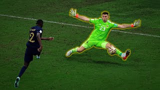 Impossible Saves - Best Goalkeeper saves of world cup 2022 - Martínez, Livaković, Bounou