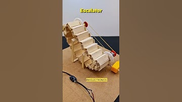 Escalator Mechanism #dcmotor #motorbuilding #techexperiments