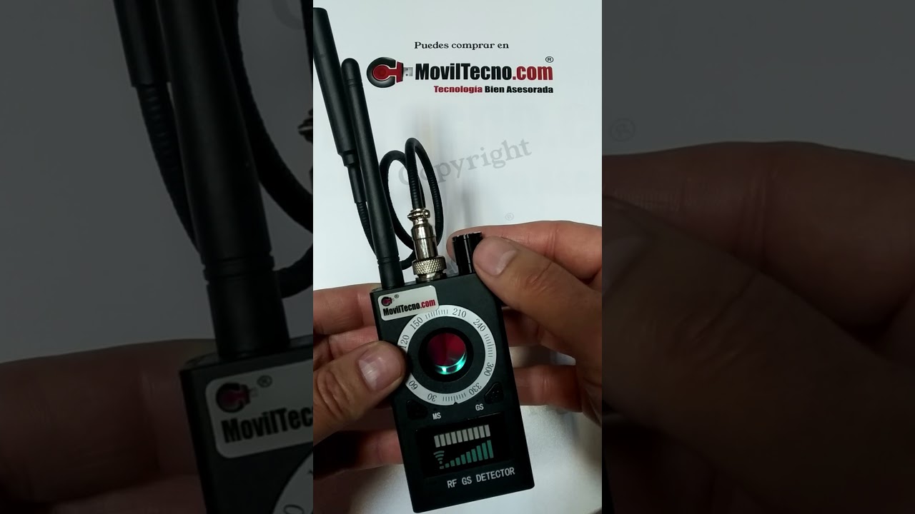 🔻 Detector de CÁMARAS Micrófonos y GPS ocultos【✓ MovilTecno 807 】 