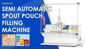 ZONESUN Spout Pouch Filling and Capping Machine ZS-ASP4