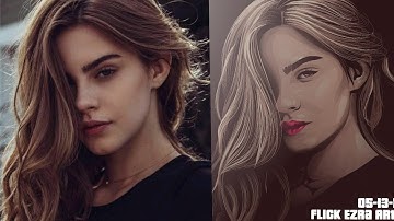 Infinite Design Vector Gradient Opacity Hair Semi Detailed