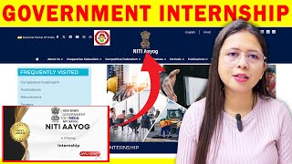 NITI Ayoge internship | government internship 2025 | Niti Aayog Winter Internships 2024 for students
