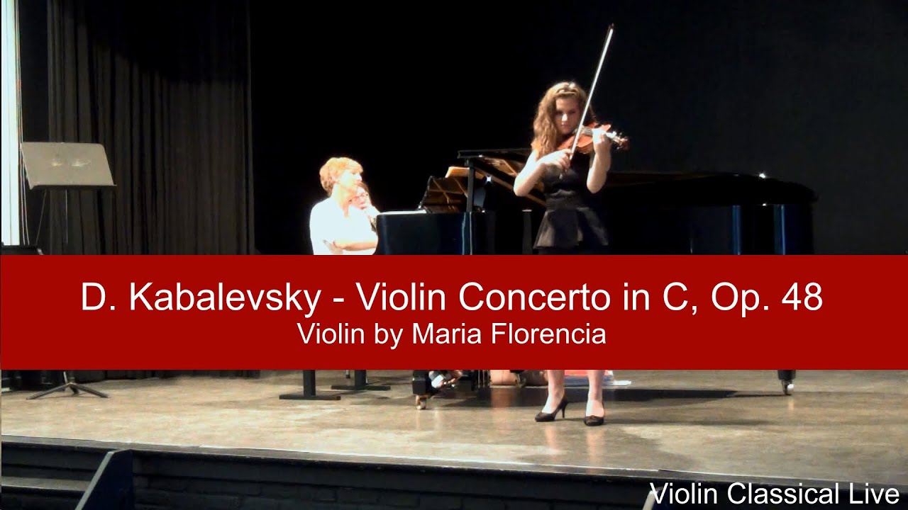D. Kabalevsky Violin Concerto in C, Op. 48 YouTube