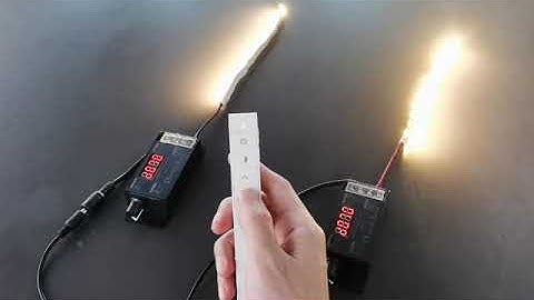 PWM Adjustable LED dimmer T2 With HX-RFBT12 Single zone remote control Demo Video